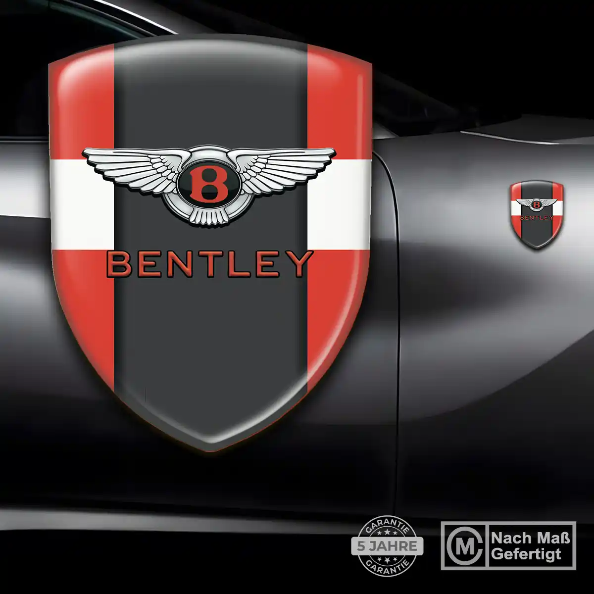 Bentley Silikon Aufkleber Auto Edles Design