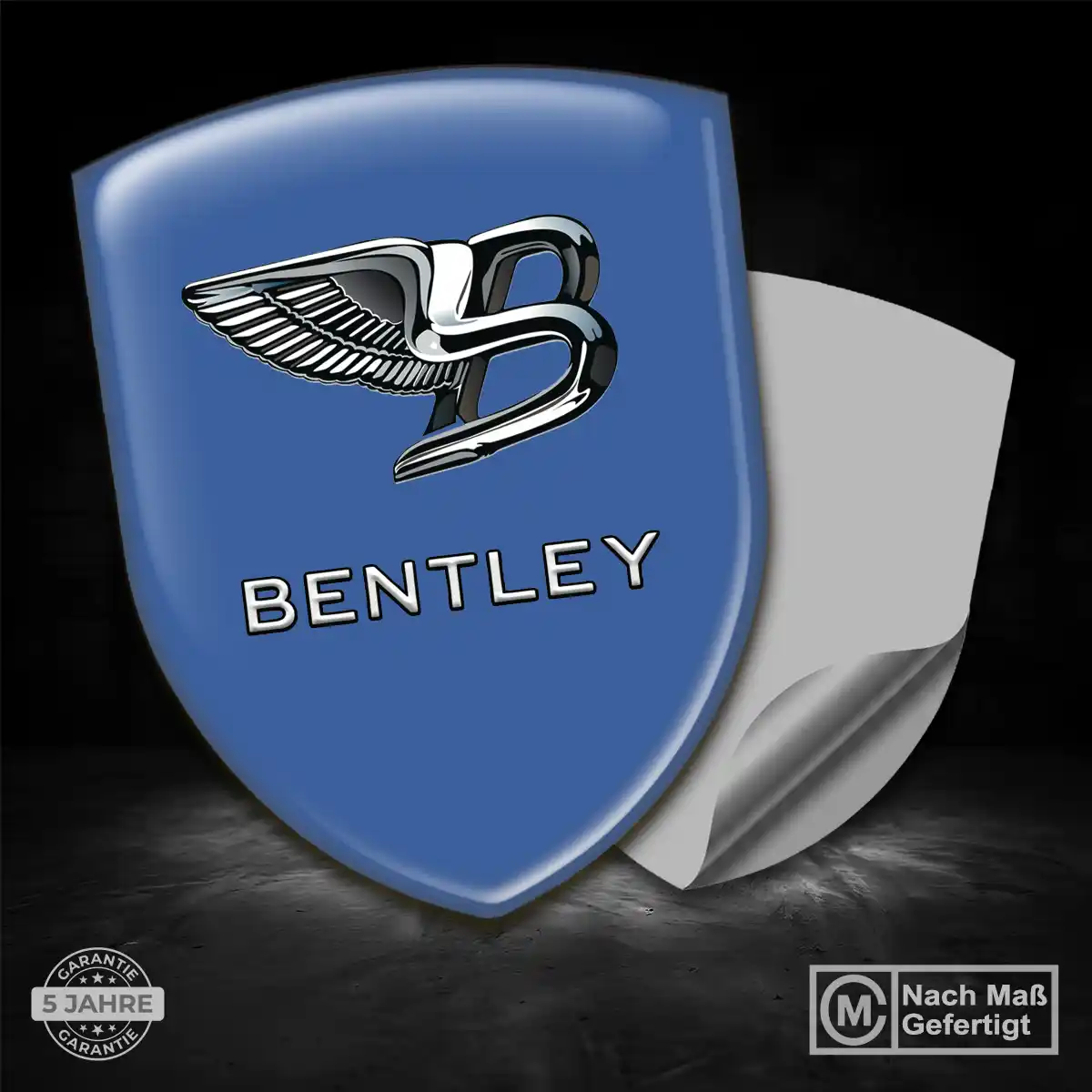 Bentley Silikon Aufkleber Auto Hochwertiges Harz