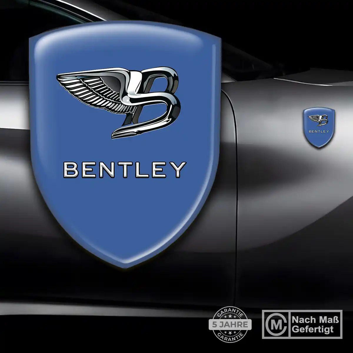 Bentley Silikon Aufkleber Auto Hochwertiges Harz