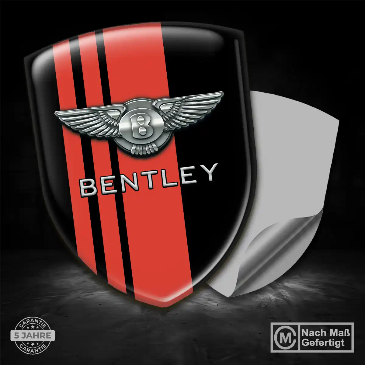 Bentley Silikon Aufkleber Auto Limitierte Auflage