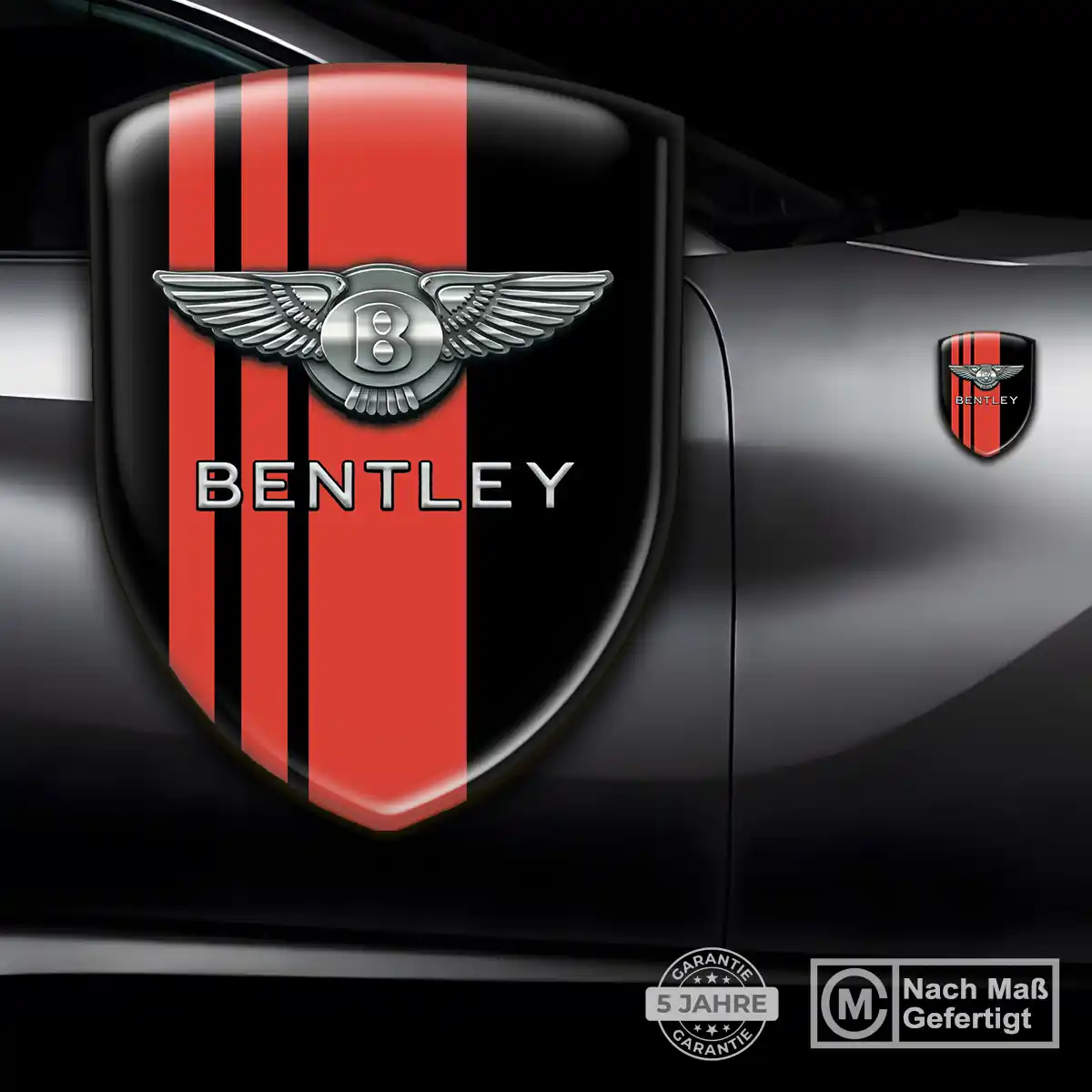 Bentley Silikon Aufkleber Auto Limitierte Auflage