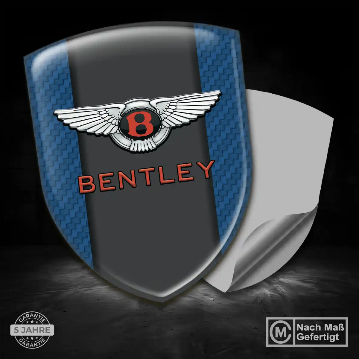 Bentley Silikon Aufkleber Elegantes Design