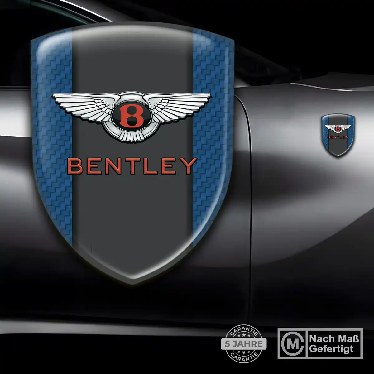 Bentley Silikon Aufkleber Elegantes Design