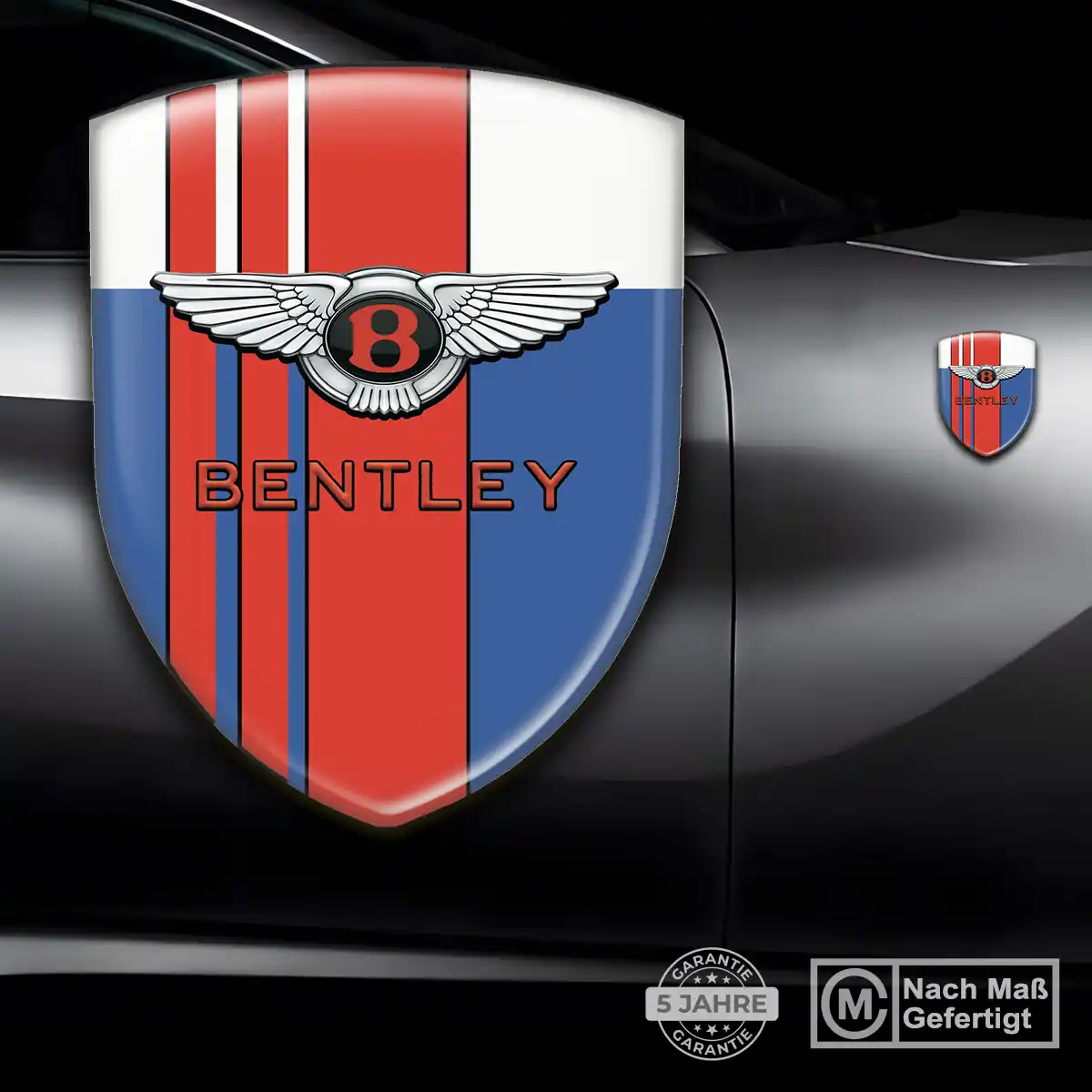 Bentley Silikon Aufkleber Embleme Anspruchsvolles Design