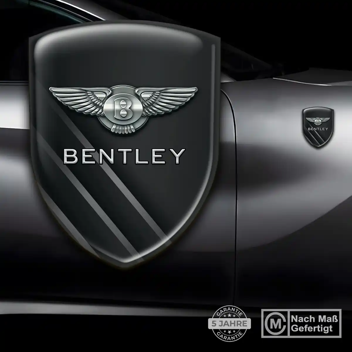 Bentley Silikon Aufkleber Embleme Auto Edles Design