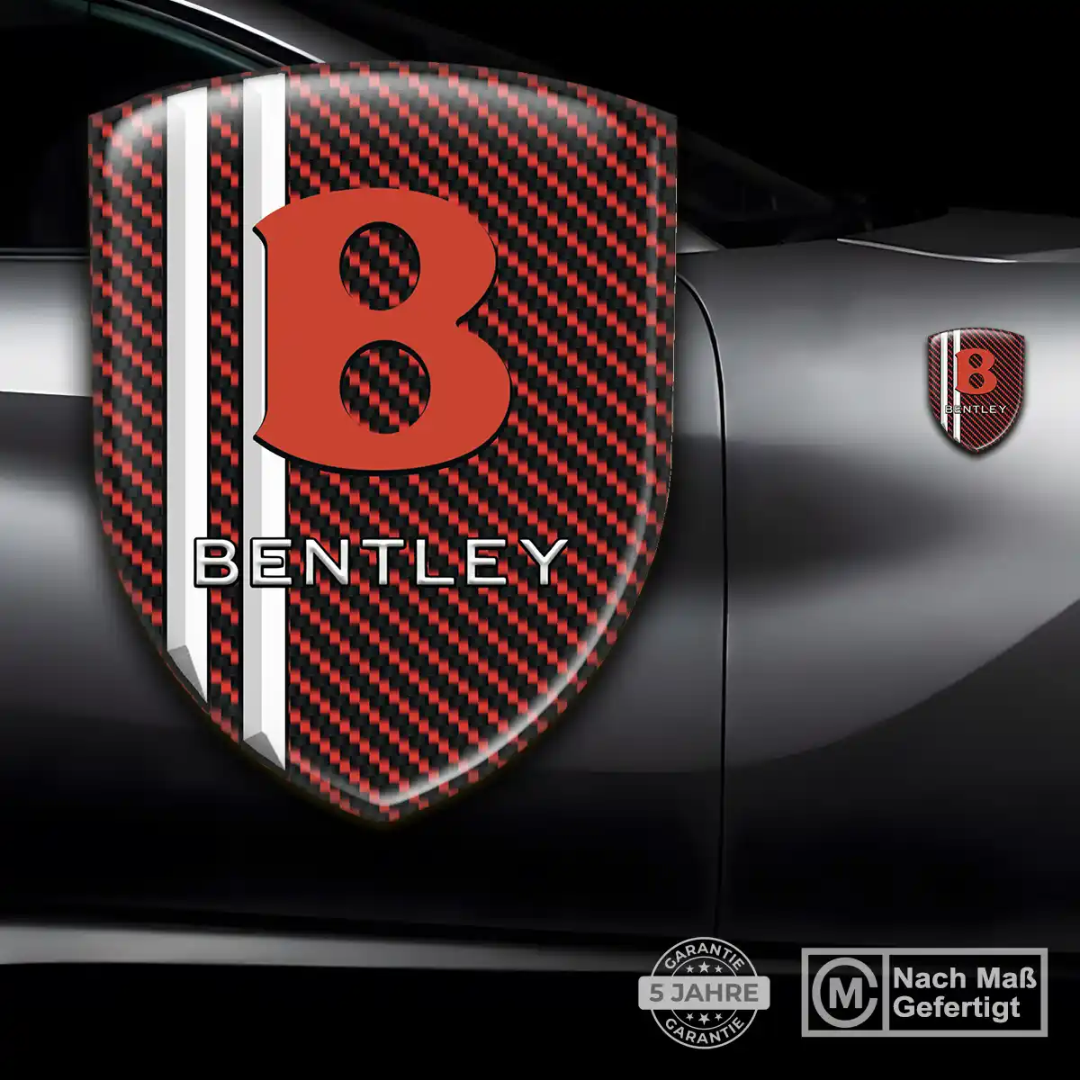 Bentley Silikon Aufkleber Embleme Auto Exterieurdesign