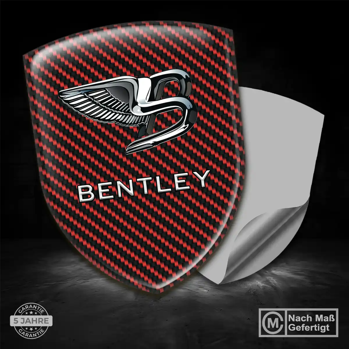 Bentley Silikon Aufkleber Embleme Auto Limitierte Auflage