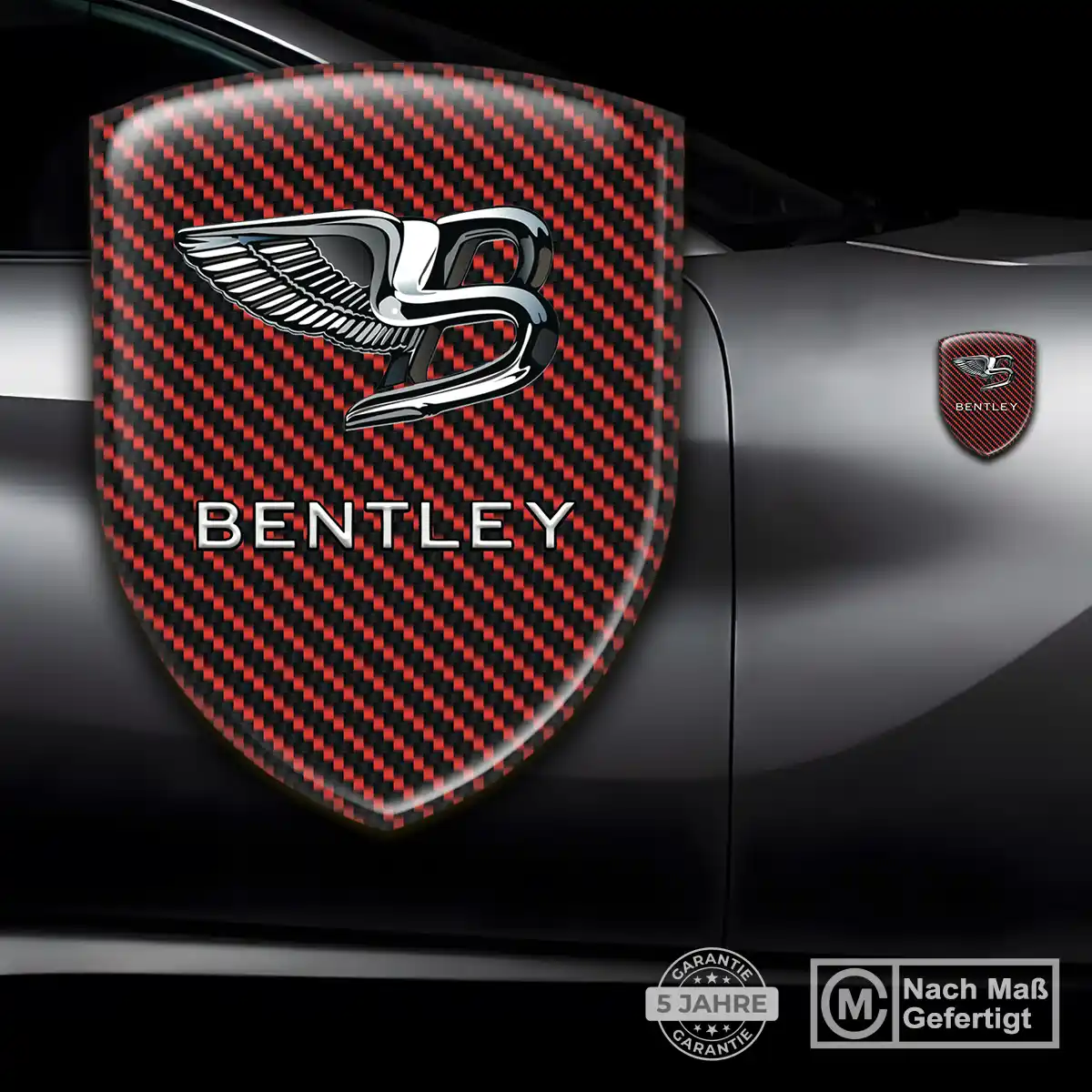 Bentley Silikon Aufkleber Embleme Auto Limitierte Auflage