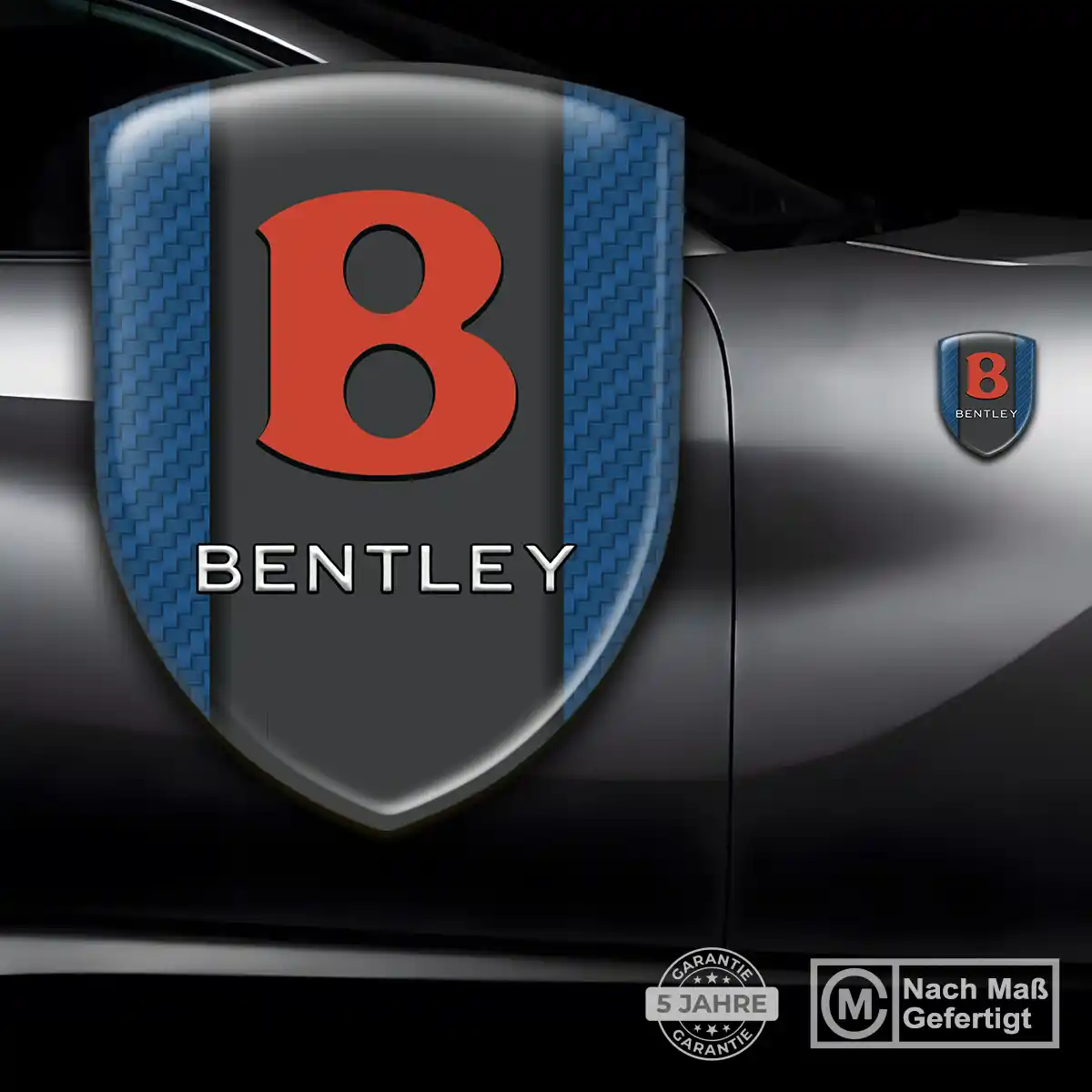 Bentley Silikon Aufkleber Embleme Erstklassige Qualität
