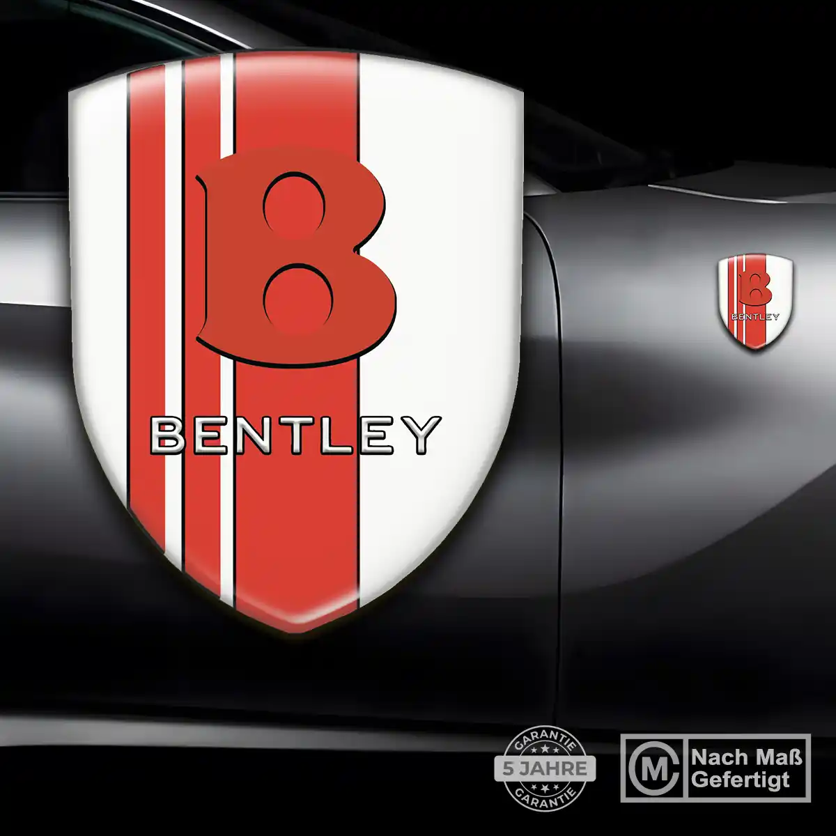 Bentley Silikon Aufkleber Embleme Exterieurdesign