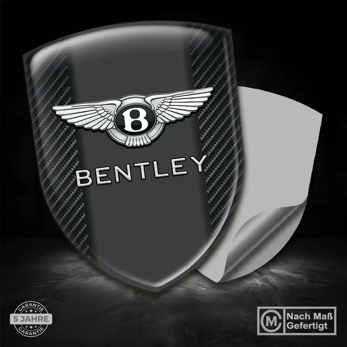 Bentley Silikon Aufkleber Embleme Höchste Qualität