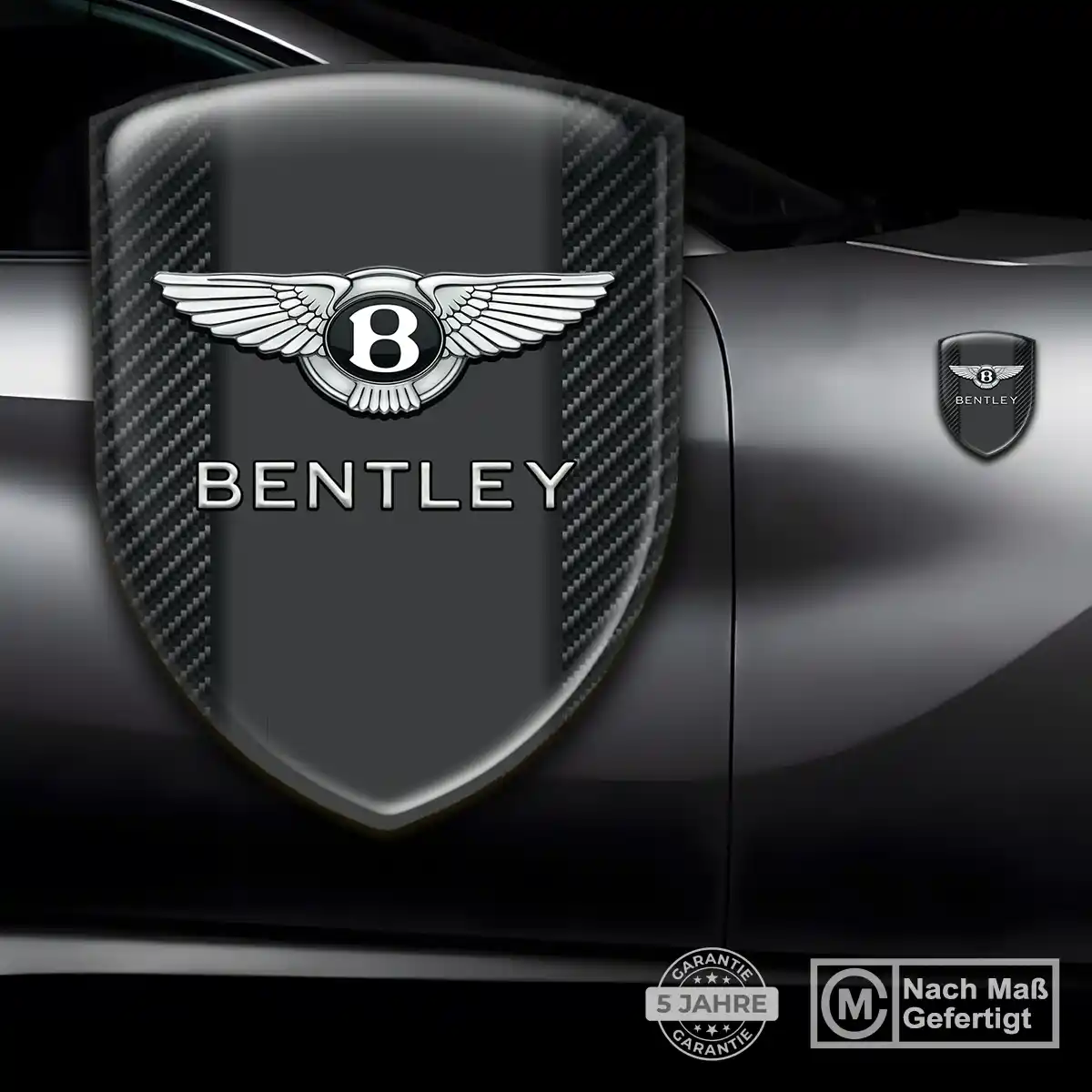 Bentley Silikon Aufkleber Embleme Höchste Qualität