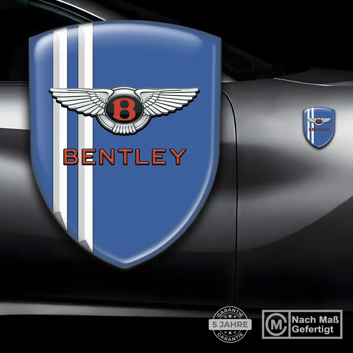 Bentley Silikon Aufkleber Embleme Hochwertiges Harz