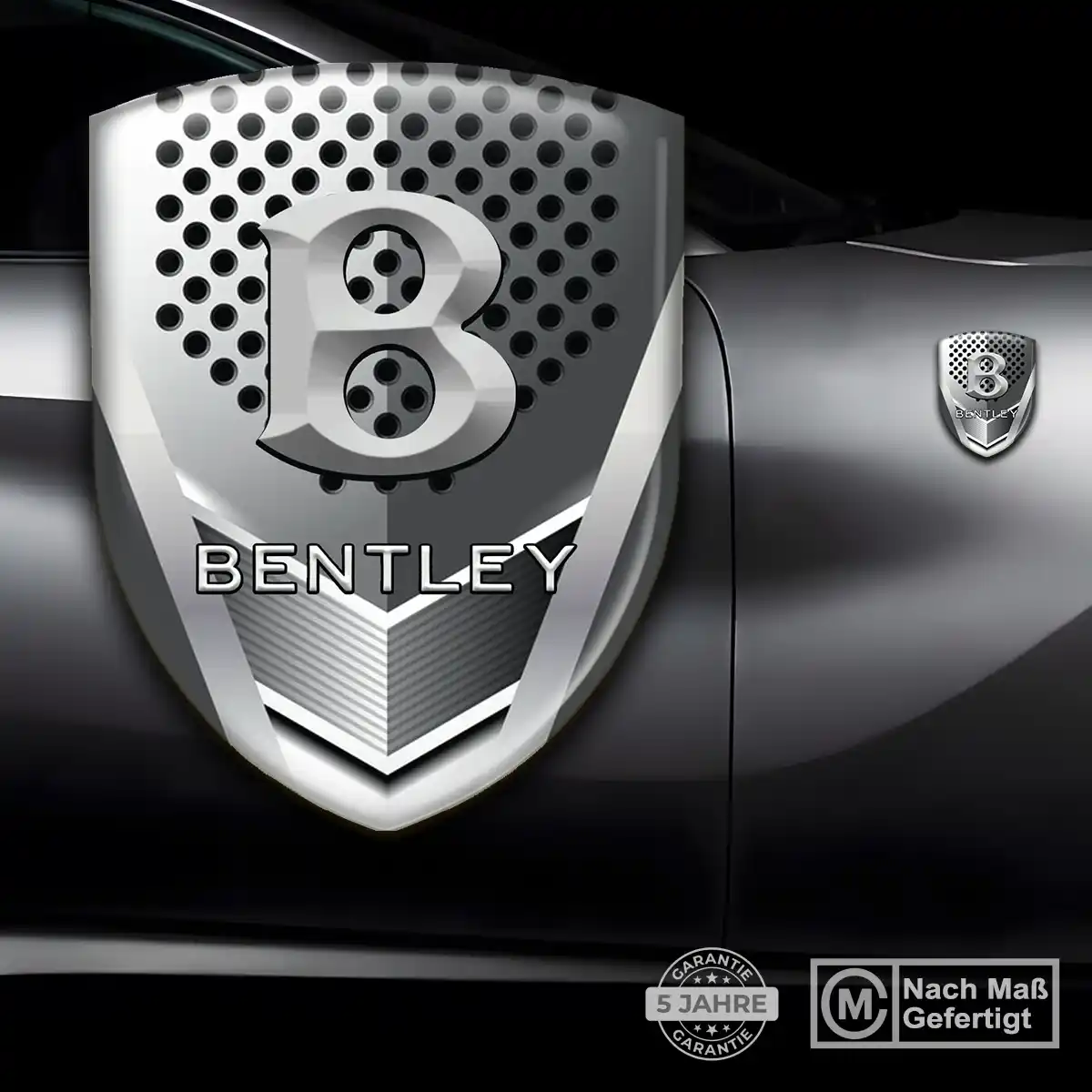 Bentley Silikon Aufkleber Embleme Markenedition