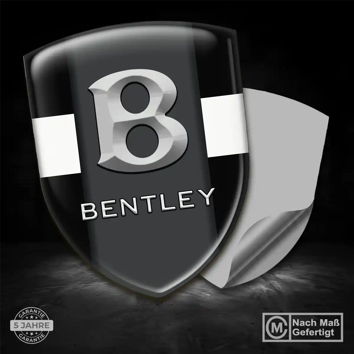Bentley Silikon Aufkleber Embleme Premiumqualität