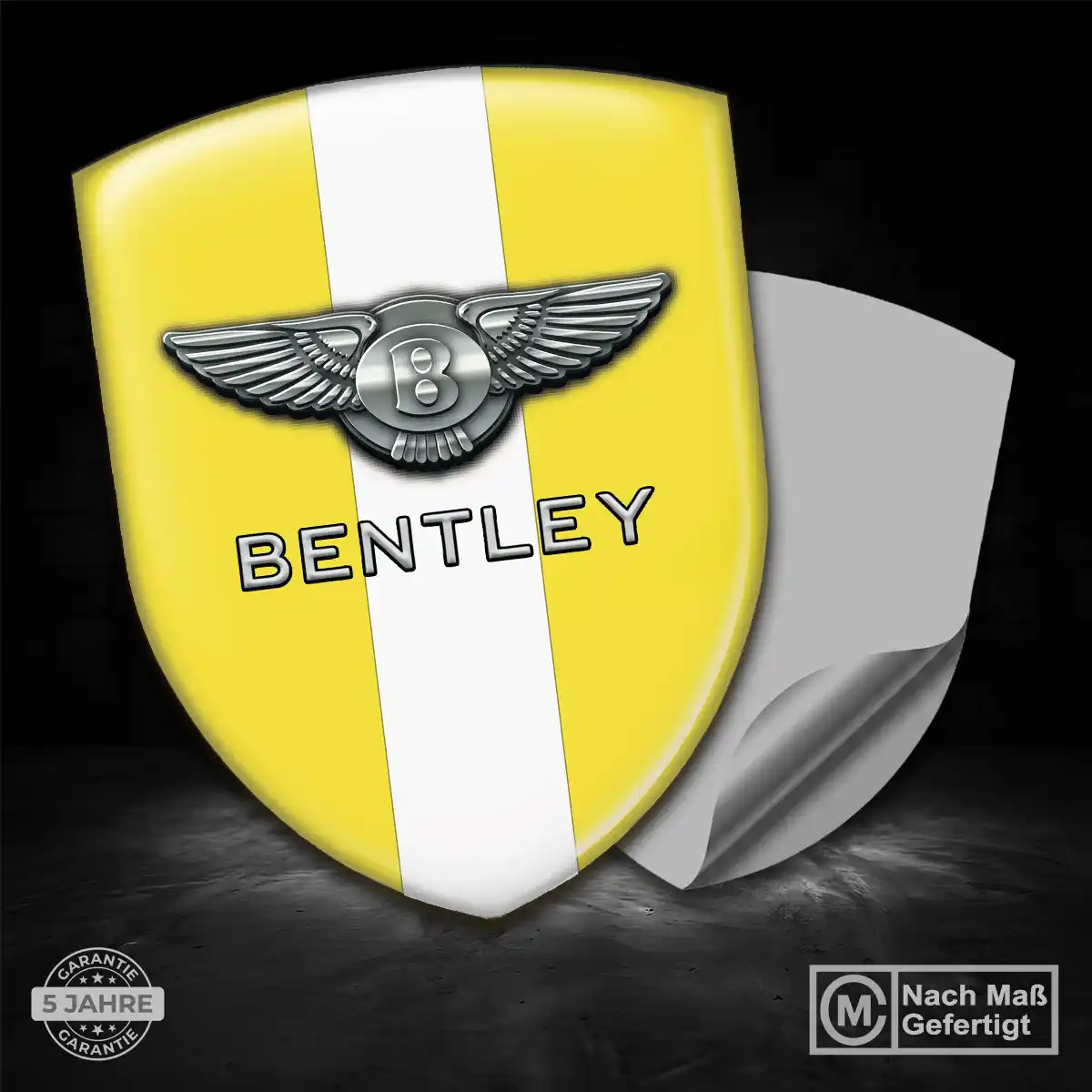 Bentley Silikon Aufkleber Höchste Qualität