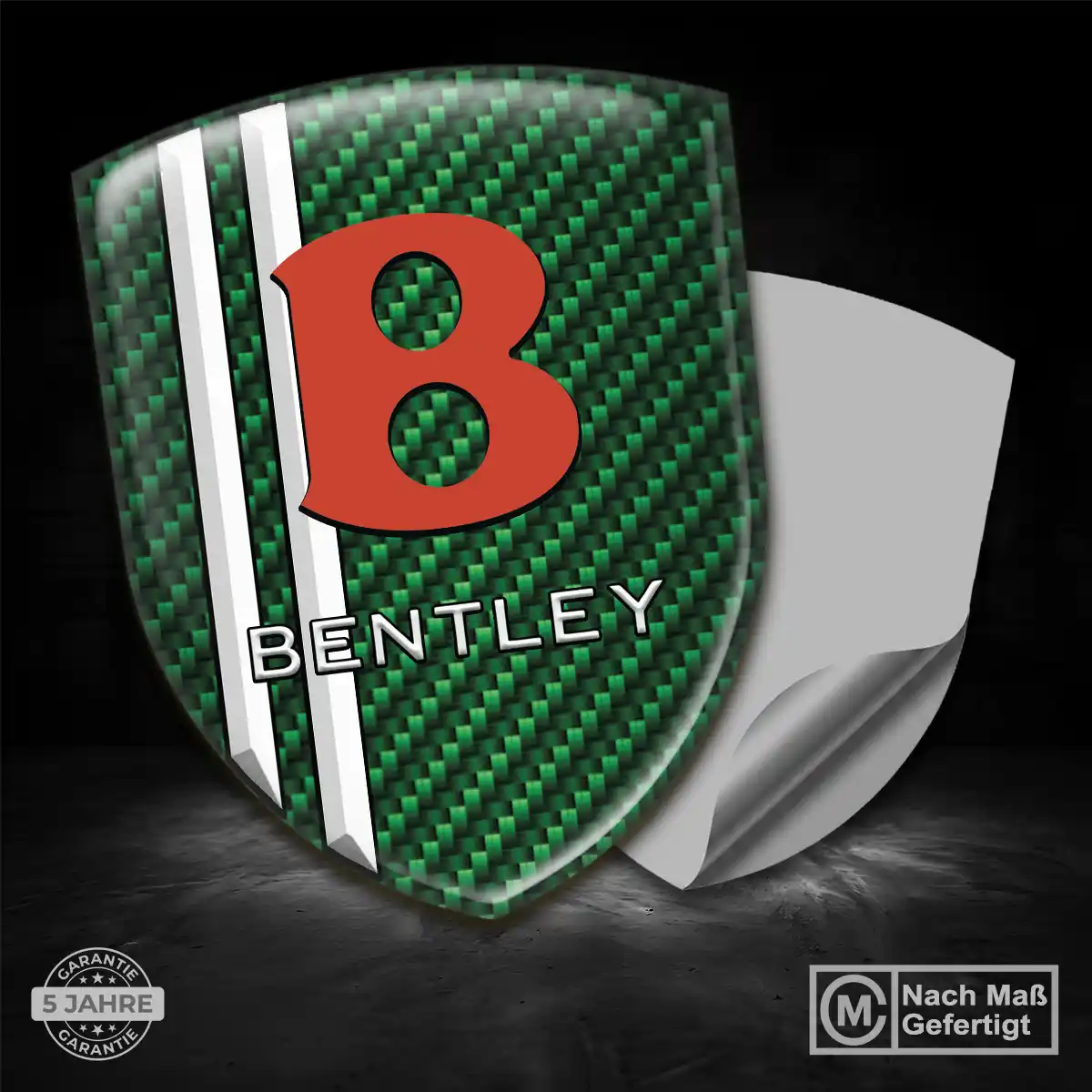 Bentley Silikon Aufkleber Markenedition