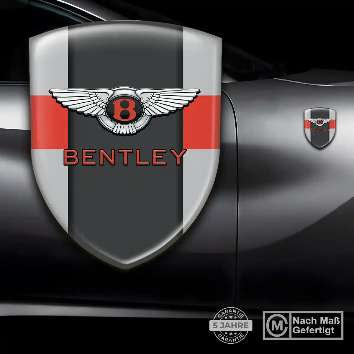Bentley Silikon Aufkleber Stilvolles Design