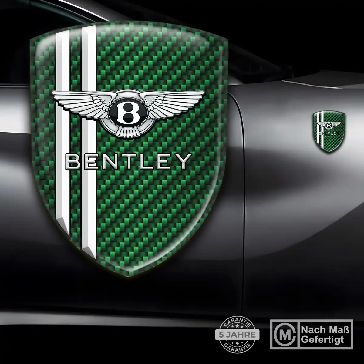 Bentley Silikon Aufkleber Tuningfahrzeug