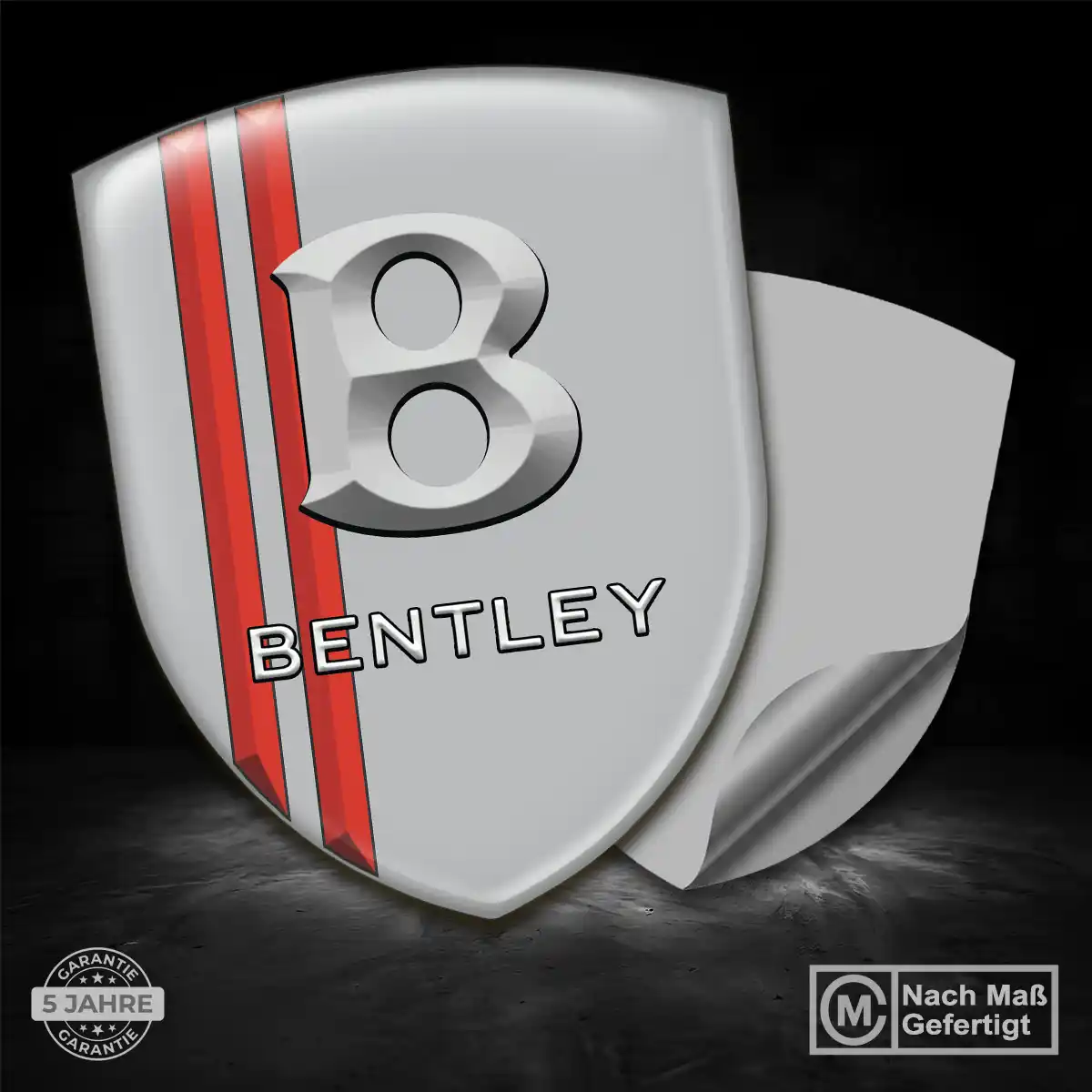 Bentley Silikon Aufkleber Wappen Anspruchsvolles Design