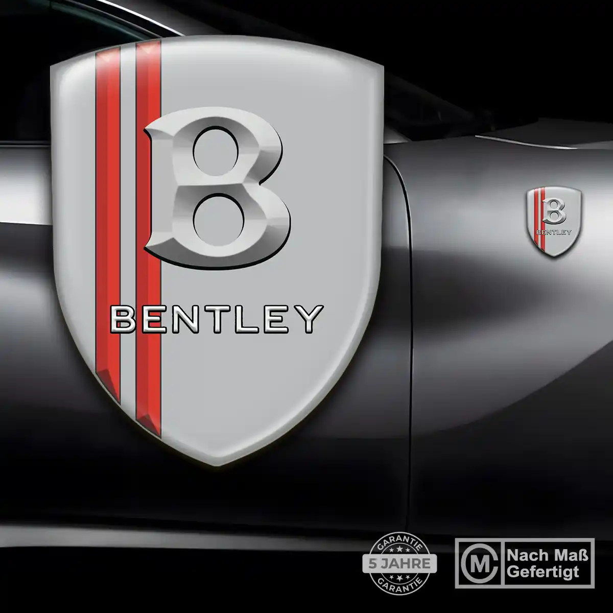 Bentley Silikon Aufkleber Wappen Anspruchsvolles Design