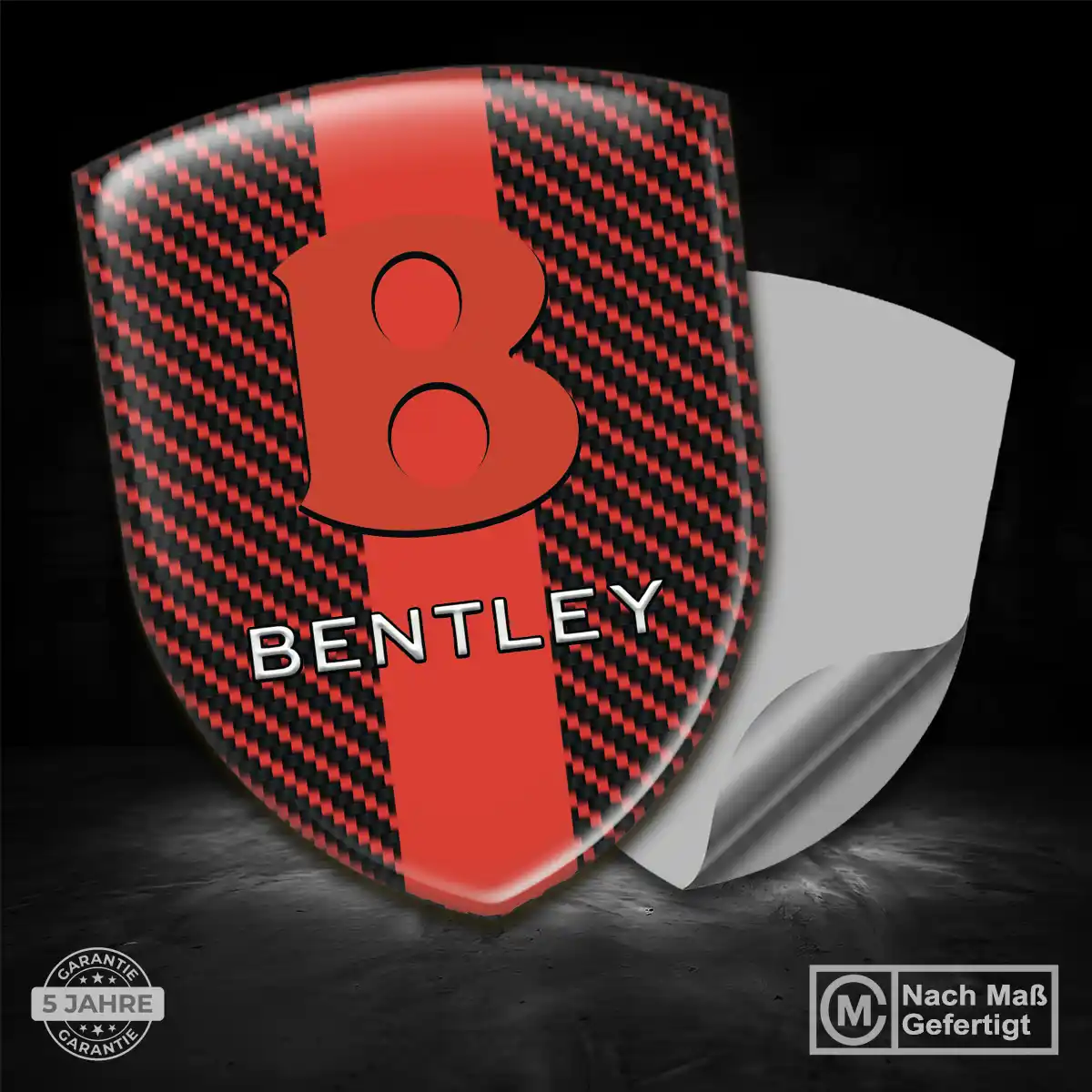 Bentley Silikon Aufkleber Wappen Auto Exterieurdesign