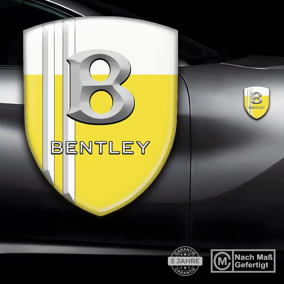 Bentley Silikon Aufkleber Wappen Auto Hochwertiges Harz
