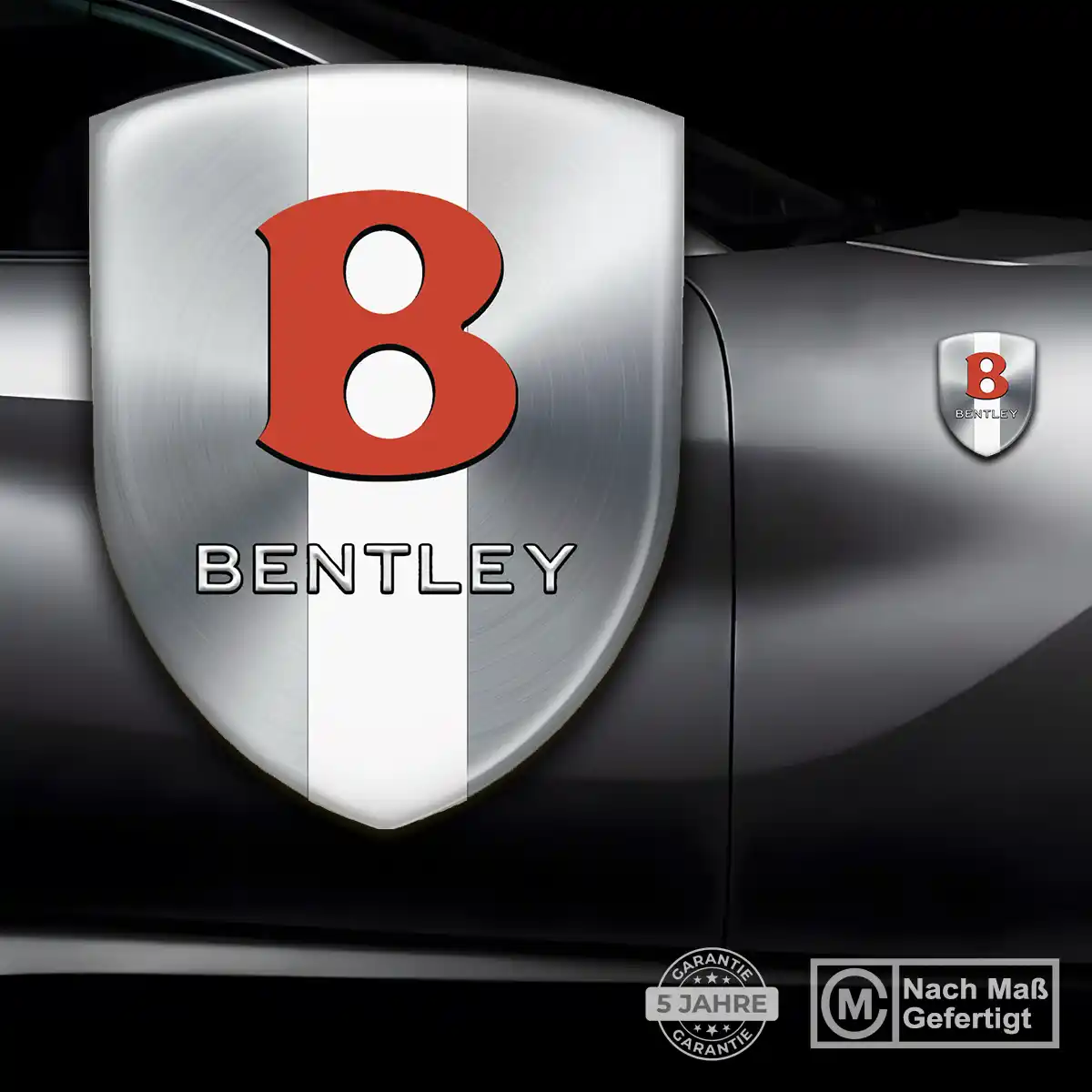 Bentley Silikon Aufkleber Wappen Auto Interieurdesign