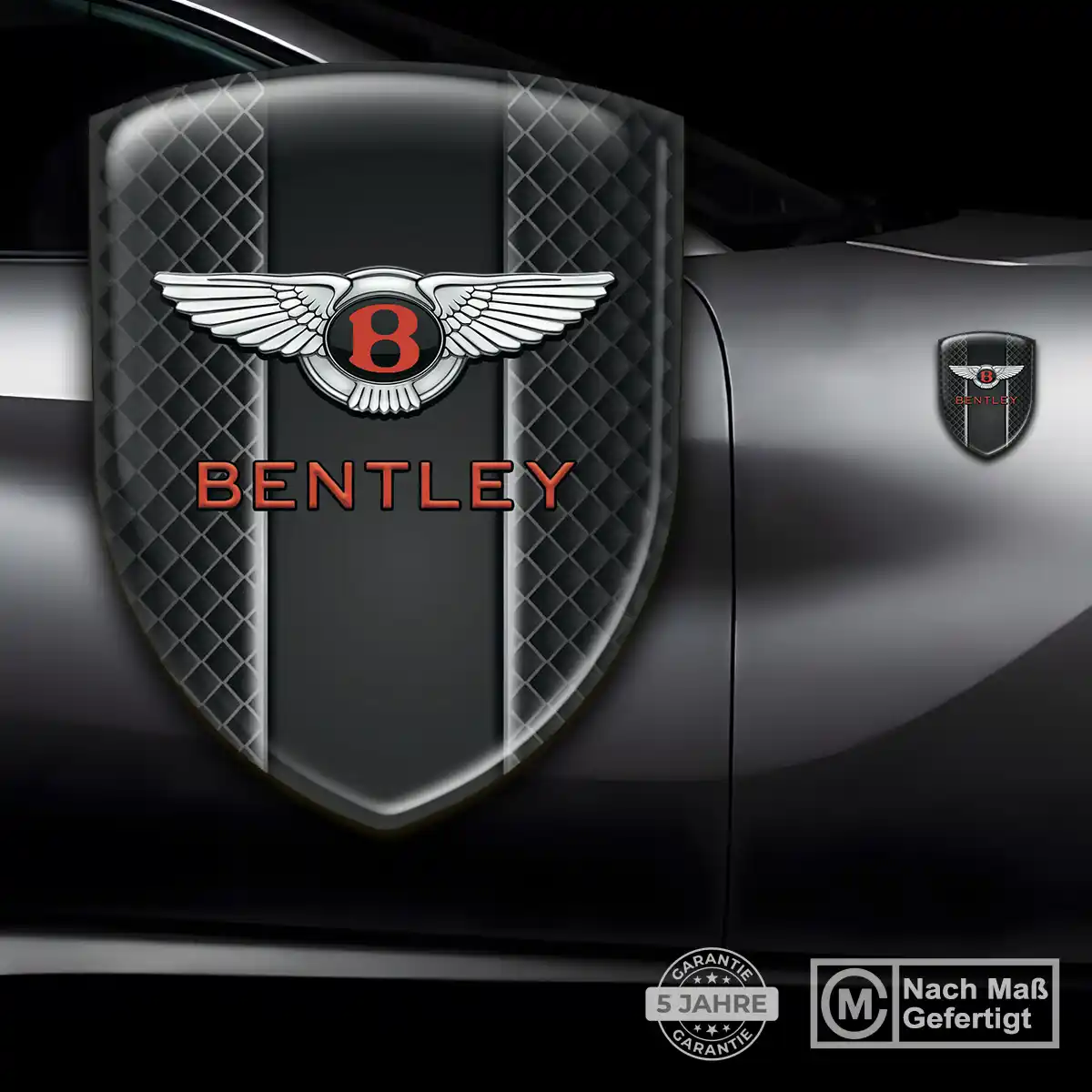Bentley Silikon Aufkleber Wappen Auto Modernes Design