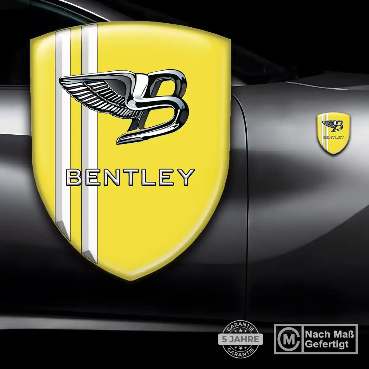 Bentley Silikon Aufkleber Wappen Auto Spitzenqualität