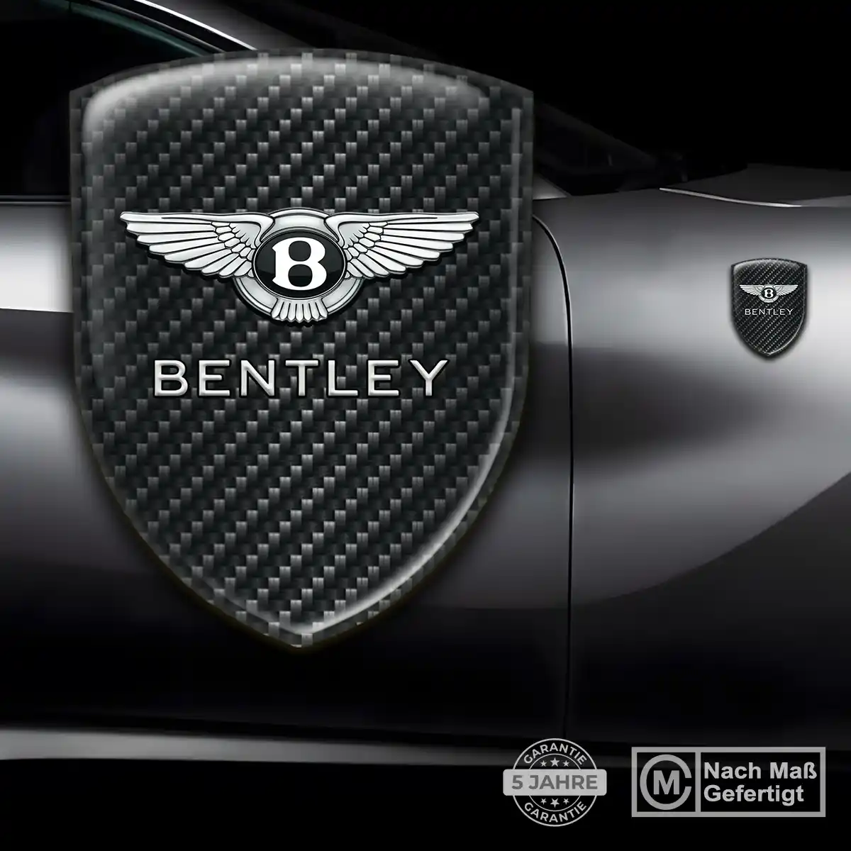 Bentley Silikon Aufkleber Wappen Auto Stilvolles Design