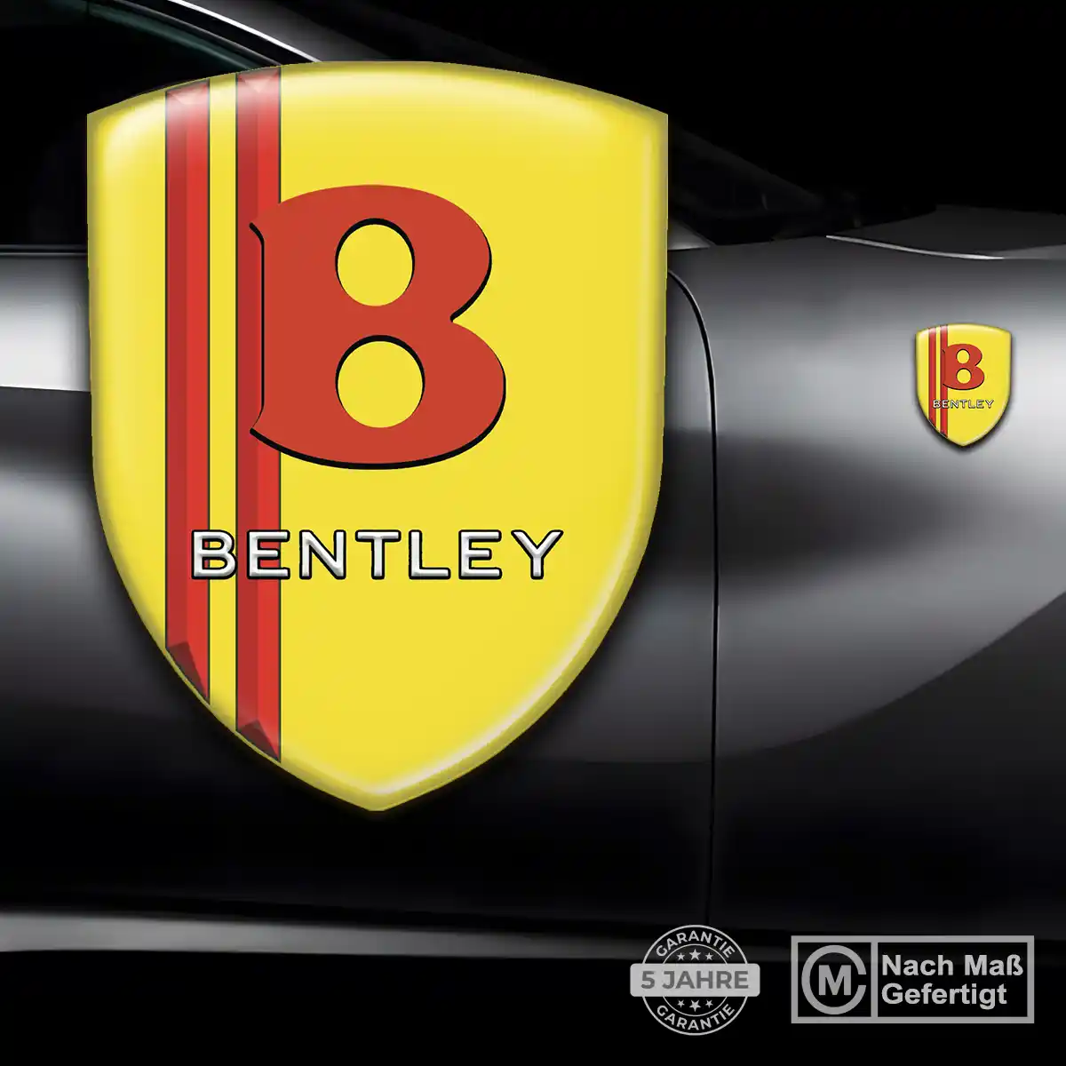 Bentley Silikon Aufkleber Wappen Erstklassige Qualität