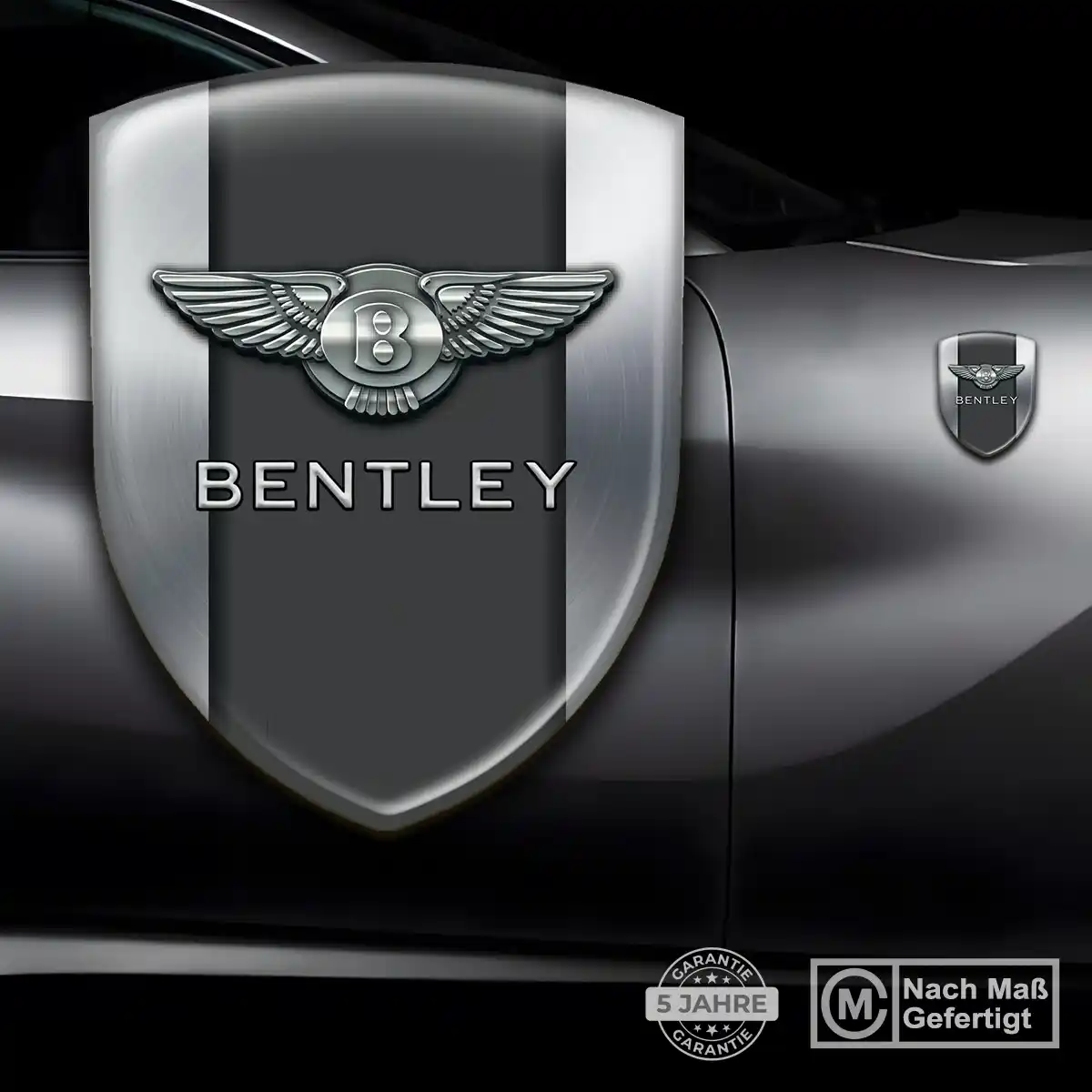 Bentley Silikon Aufkleber Wappen Exterieurdesign