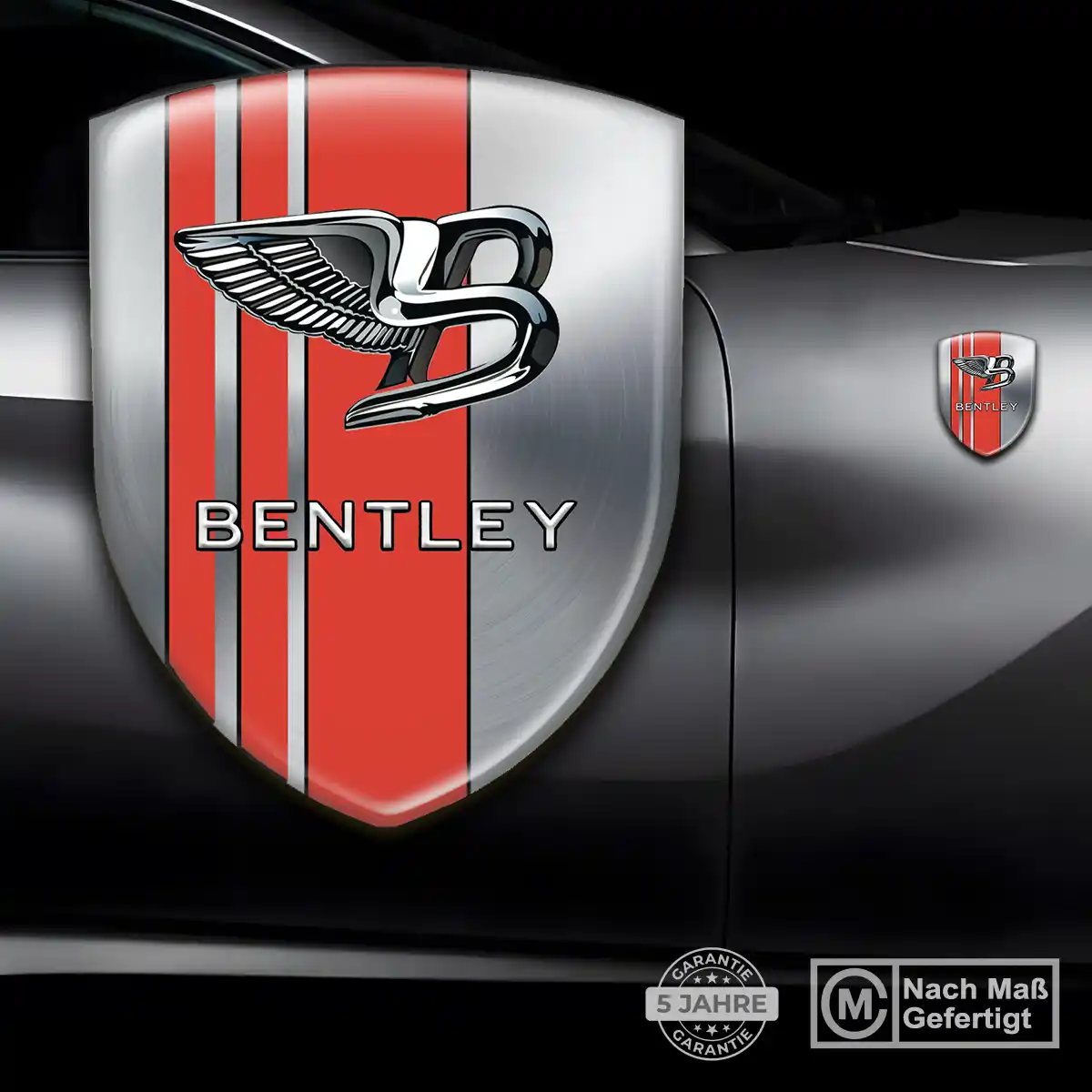 Bentley Silikon Aufkleber Wappen Höchste Qualität