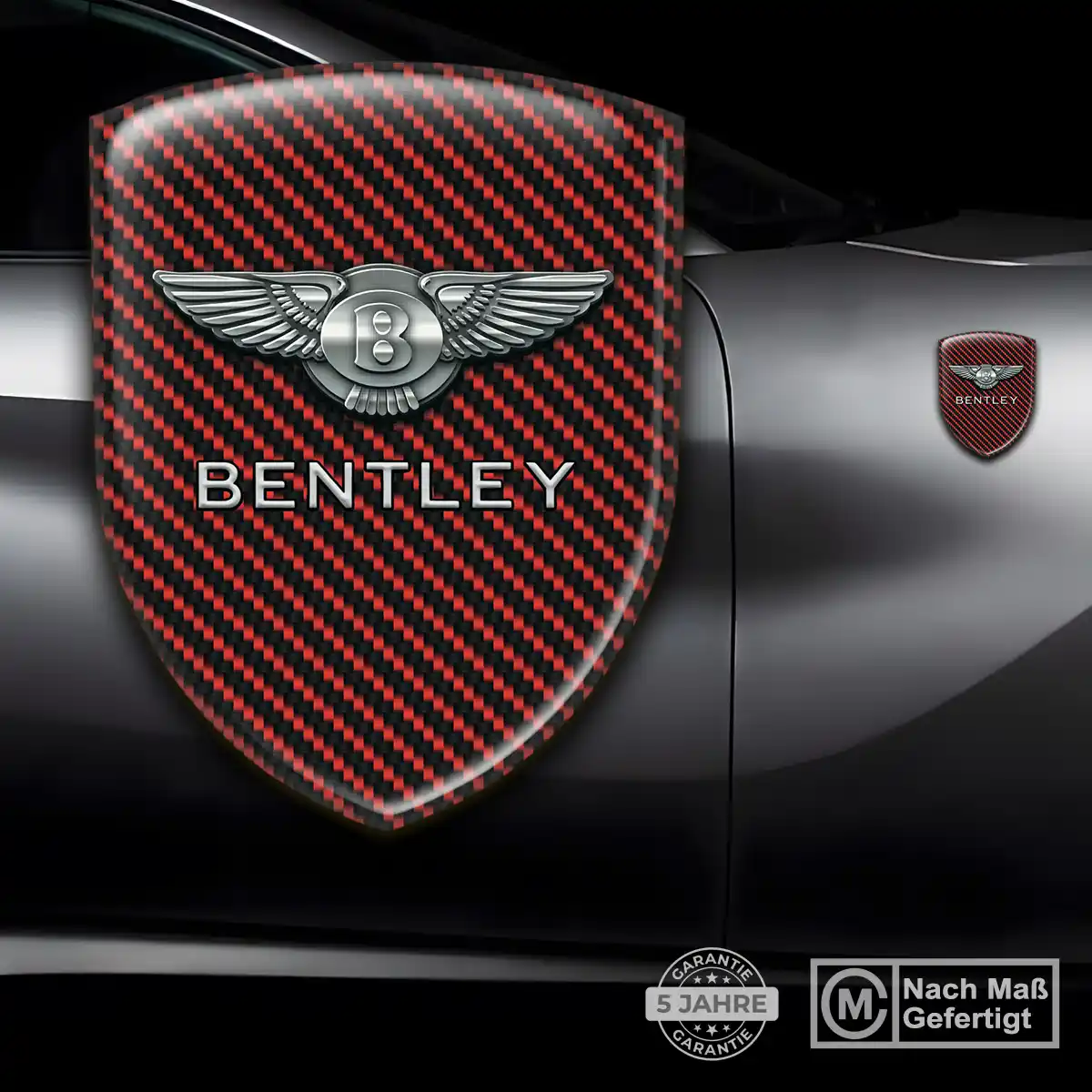Bentley Silikon Aufkleber Wappen Hohe Qualität
