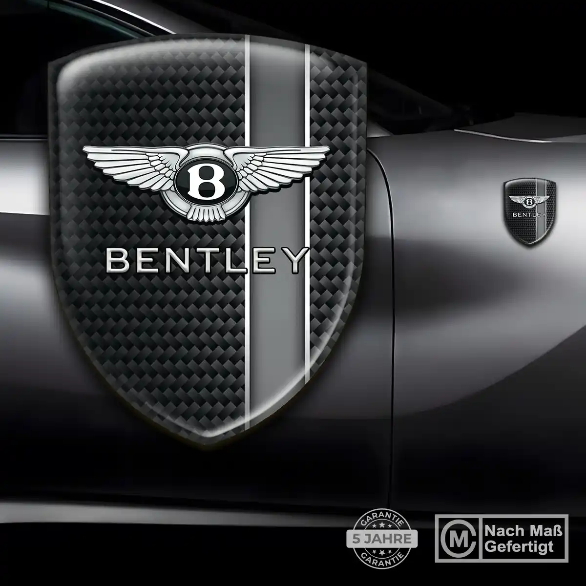Bentley Wappen Aufkleber Auto Edles Design