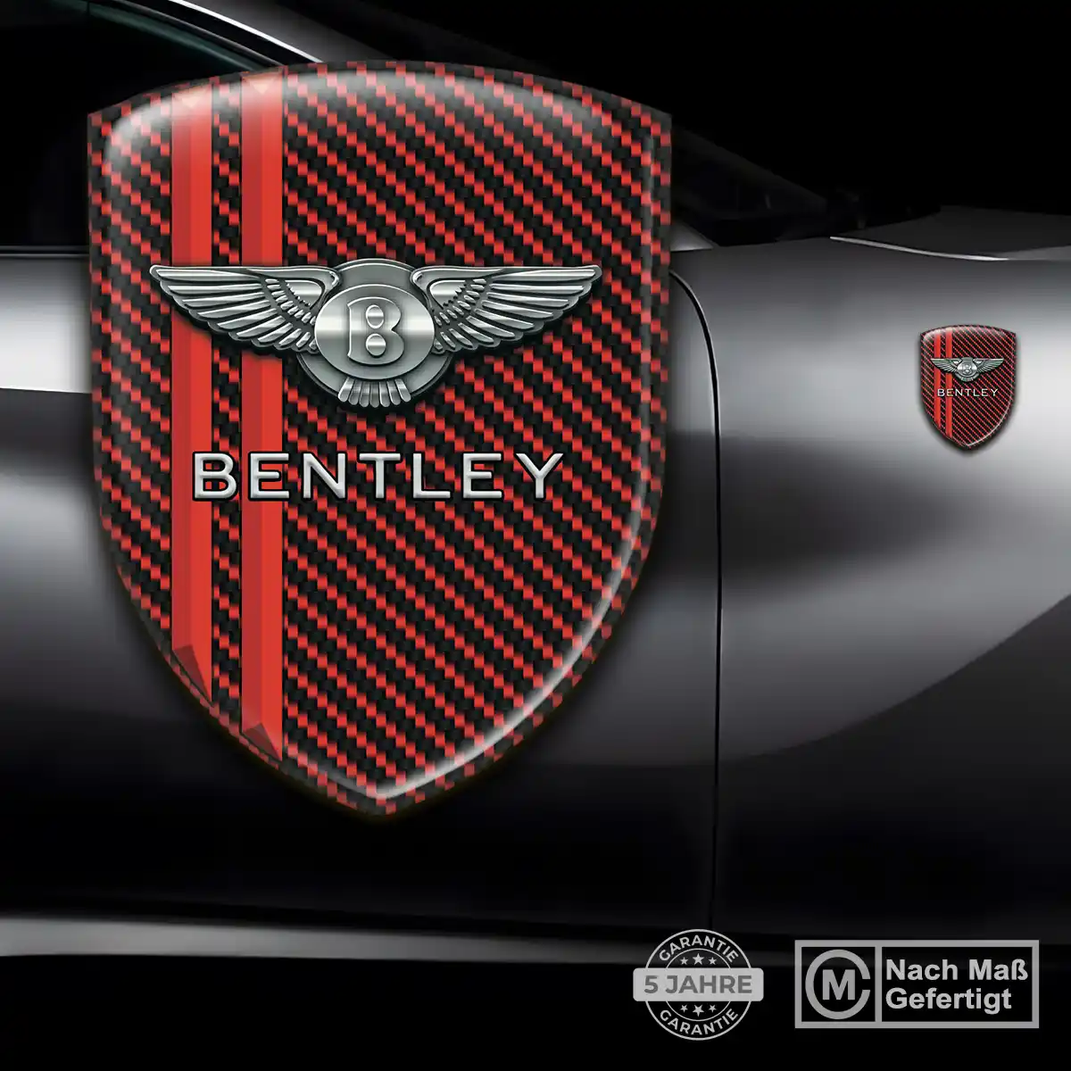 Bentley Wappen Aufkleber Auto Elegantes Design