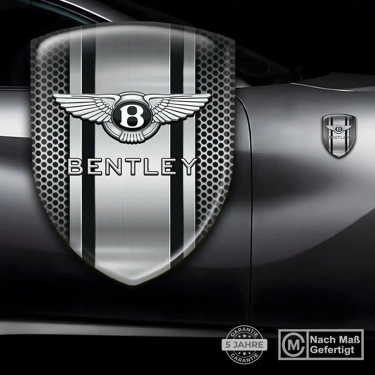 Bentley Wappen Aufkleber Auto Hochwertiges Harz