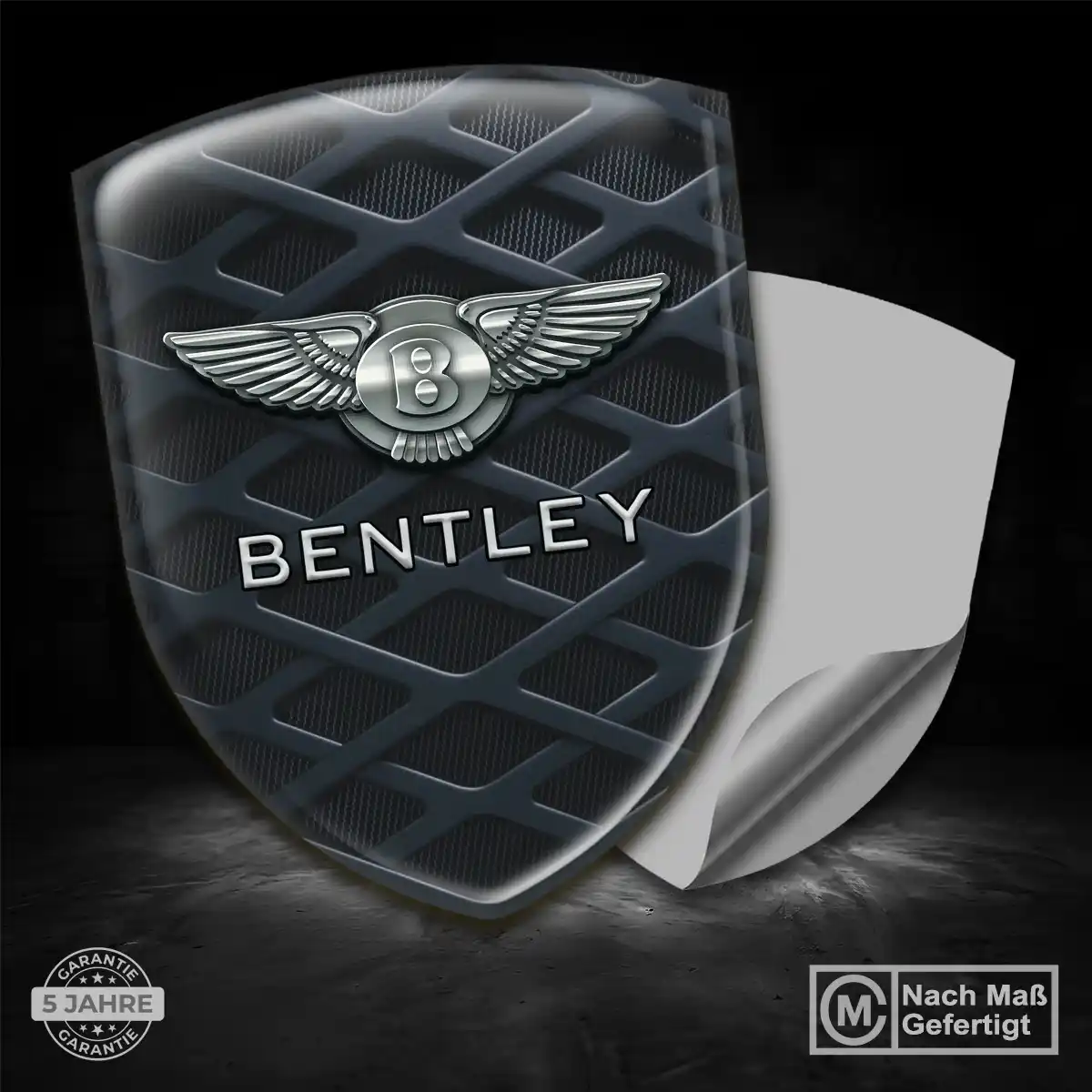 Bentley Wappen Aufkleber Auto Interieurdesign