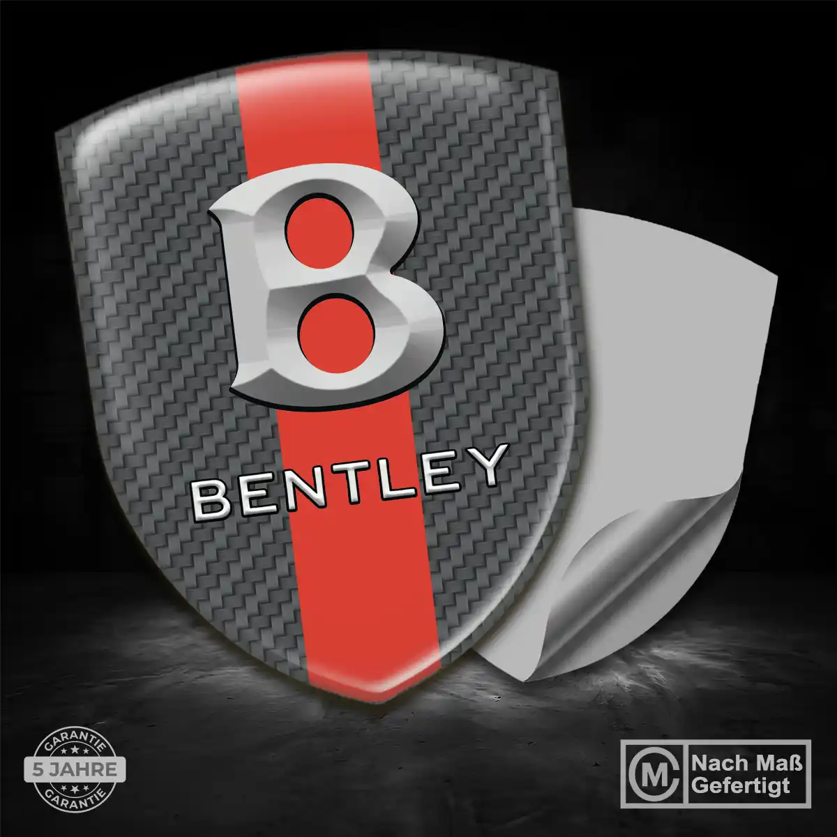 Bentley Wappen Aufkleber Auto Stilvolles Design