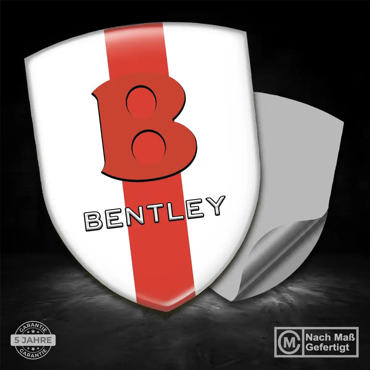 Bentley Wappen Aufkleber Emblem Anspruchsvolles Design