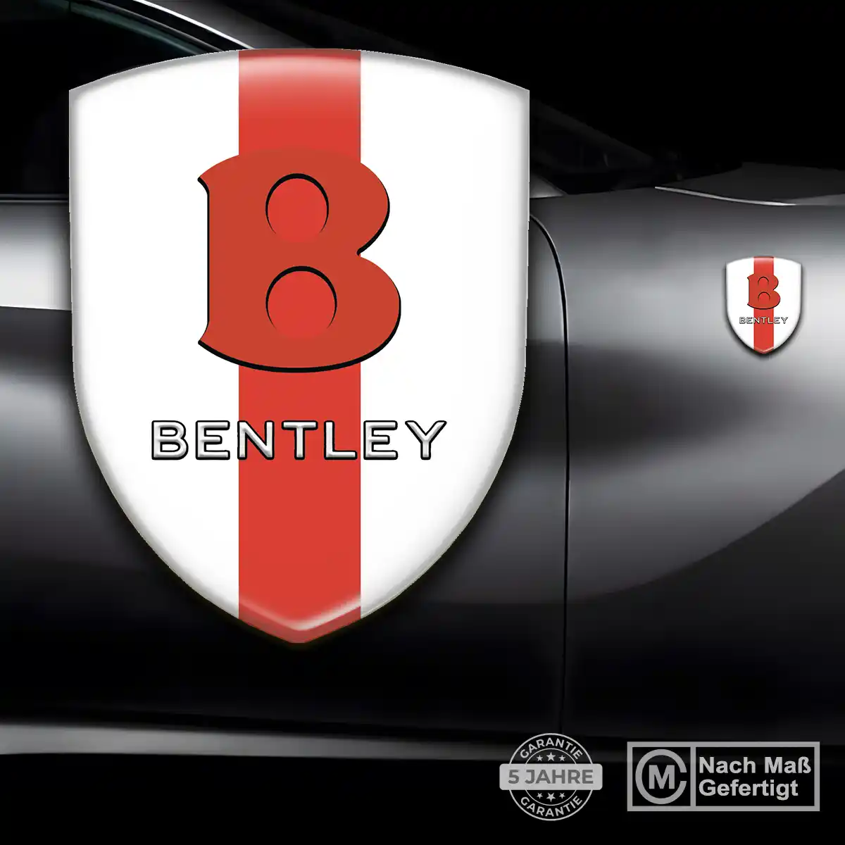 Bentley Wappen Aufkleber Emblem Anspruchsvolles Design