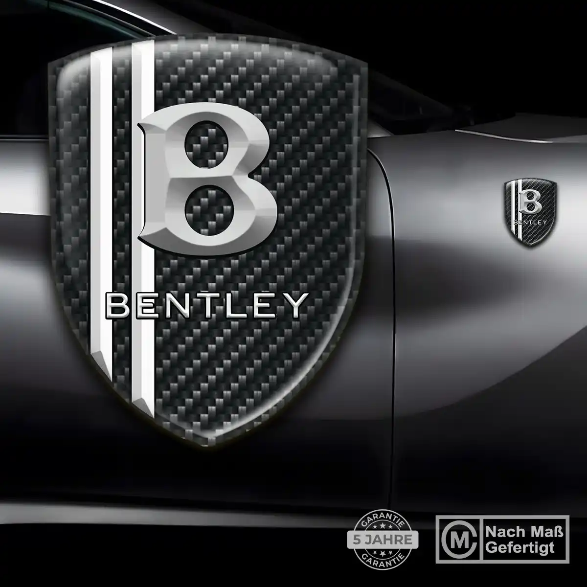 Bentley Wappen Aufkleber Emblem Ausdrucksstarkes Design