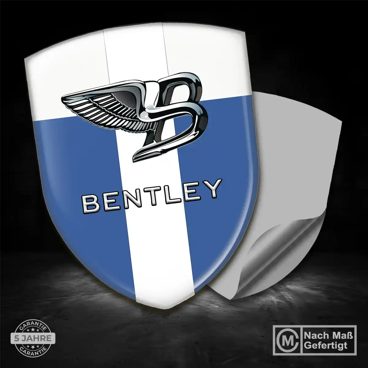 Bentley Wappen Aufkleber Emblem Auto Elegantes Design