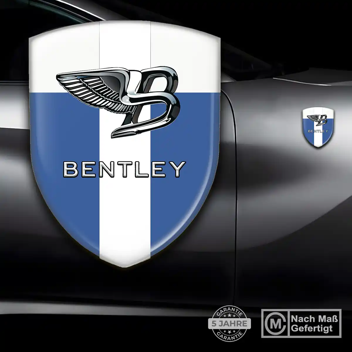 Bentley Wappen Aufkleber Emblem Auto Elegantes Design