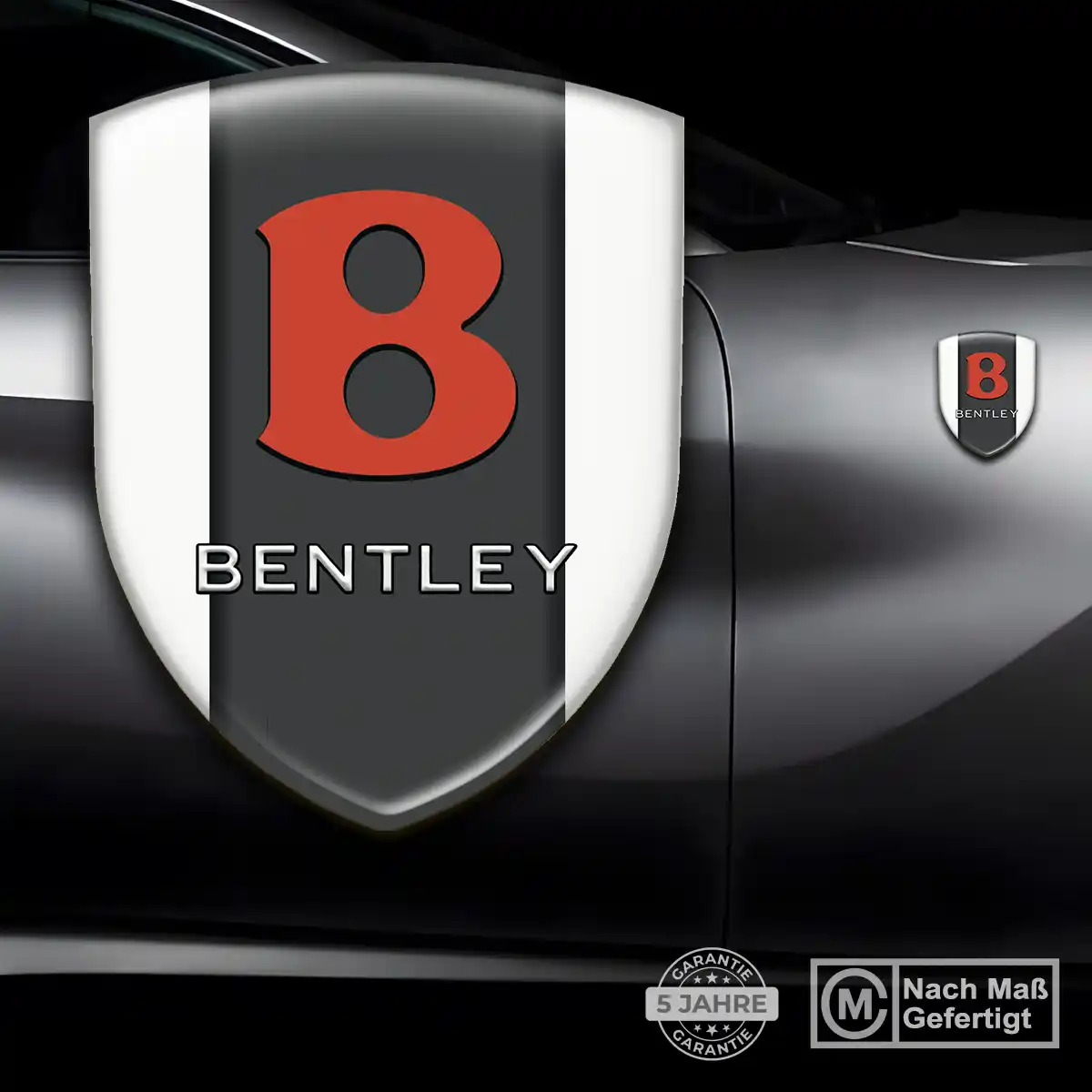 Bentley Wappen Aufkleber Emblem Auto Premium-Edition