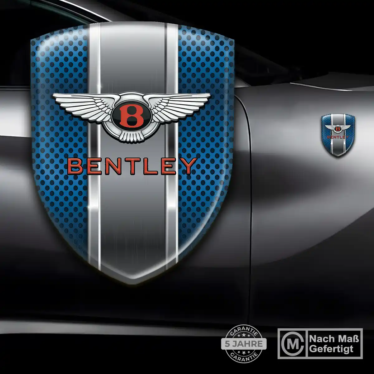 Bentley Wappen Aufkleber Emblem Überzeugende Qualität
