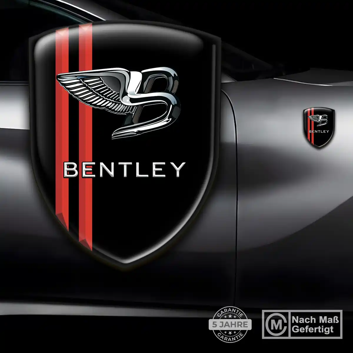 Bentley Wappen Aufkleber Emblem Edles Design