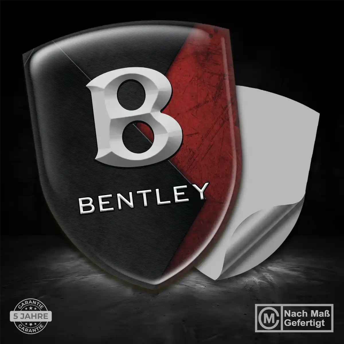Bentley Wappen Aufkleber Emblem Exterieurdesign