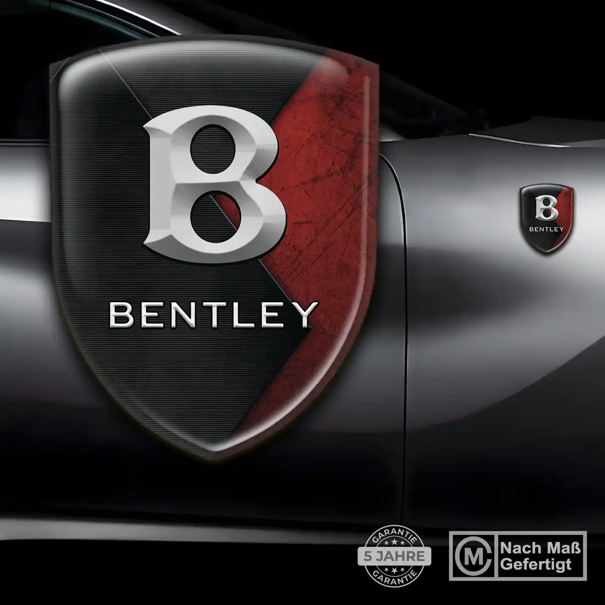 Bentley Wappen Aufkleber Emblem Exterieurdesign